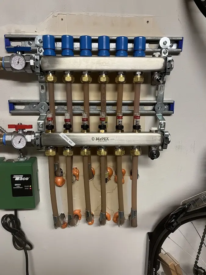 Plumber performing Leak Detection at a residential property in Kerman